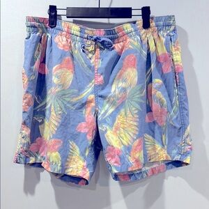 Chubbies  Blue Parrot Mens Size Large